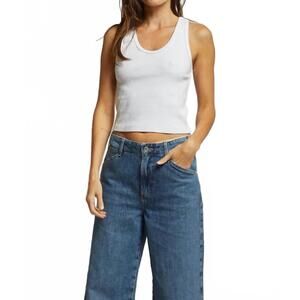 NEW PERFECTWHITETEE women's blondie tank top in white